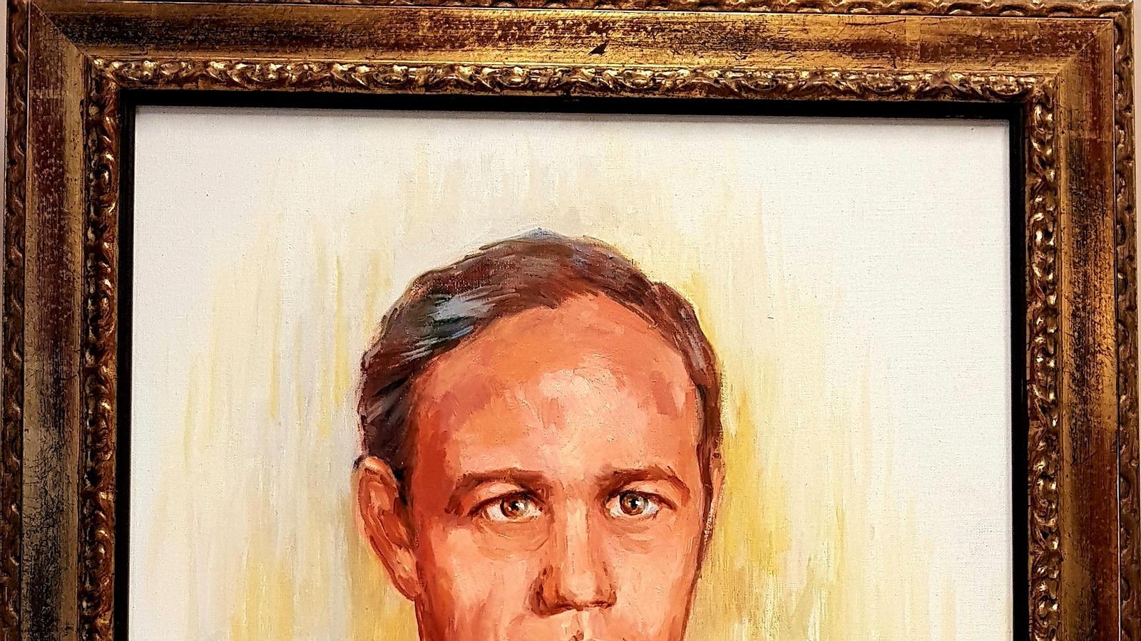 Francesc Ferrer y Gironès, presidente de la Cámara de comercio de Girona entre el 1974 y 1977.