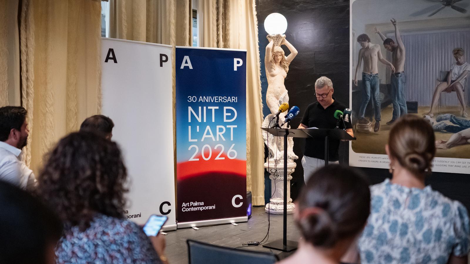 Präsentation des 30-jährigen Jubiläums der Kunstnacht