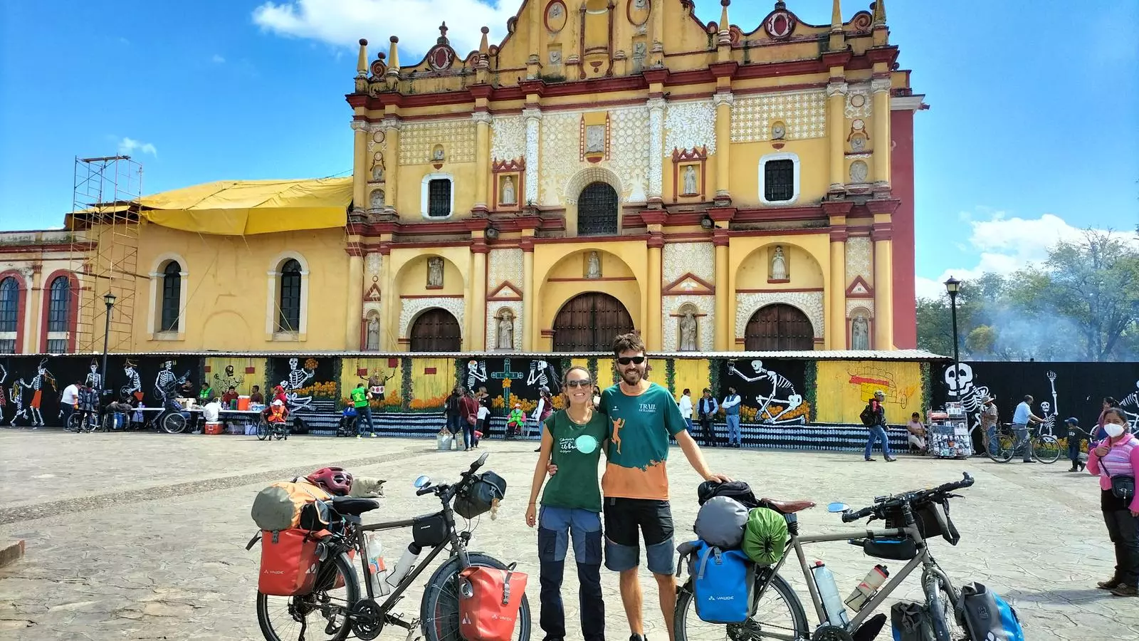 L'Edu i la Muntsa a San Cristobal de las Casas, a Mèxic