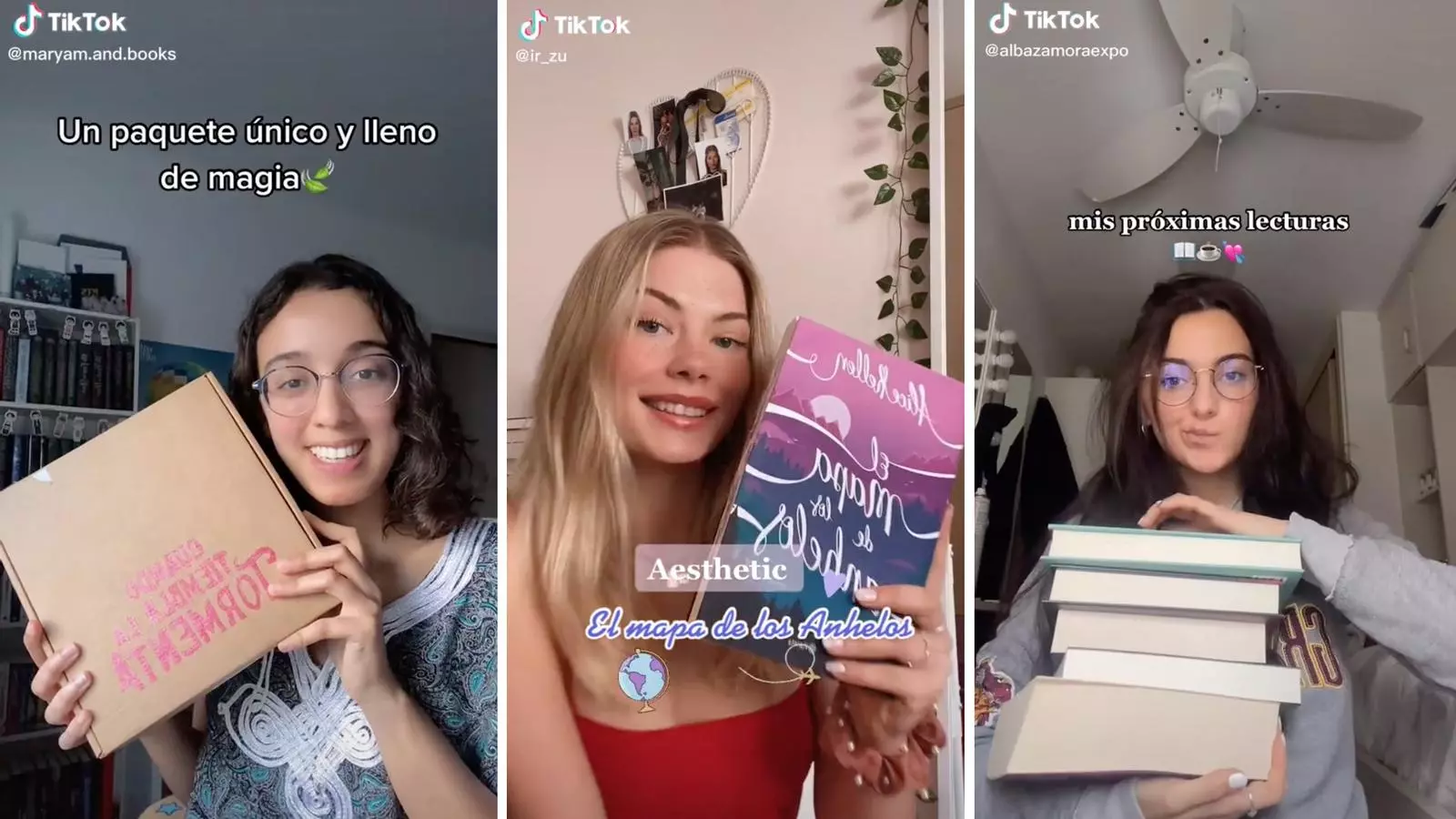 Les tres booktokers que han parlat amb l'ARA