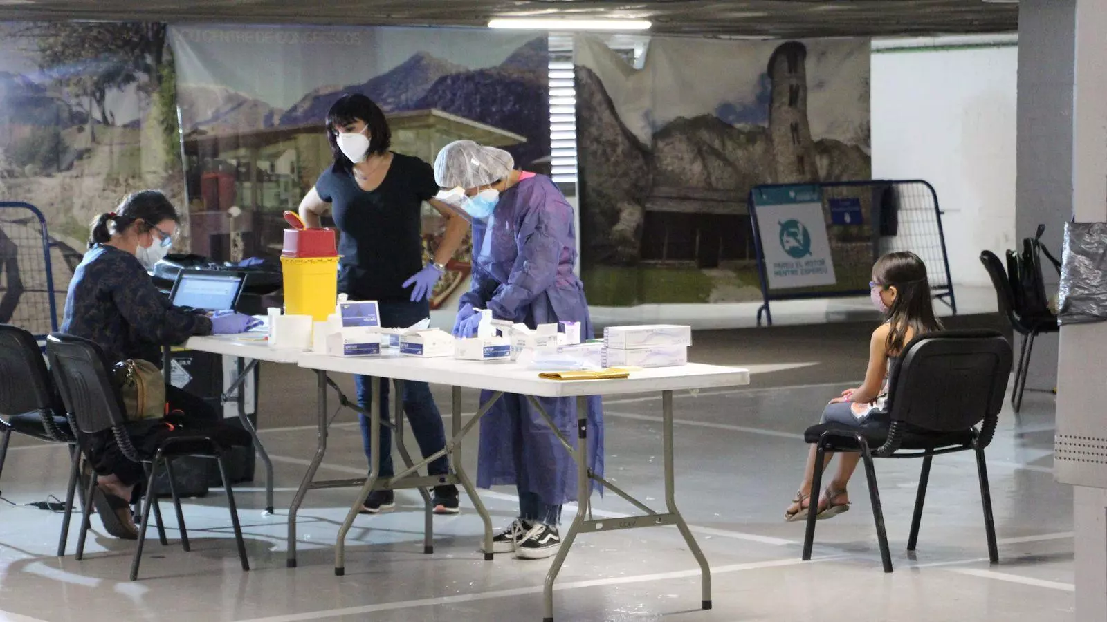 L''stop lab' que hi havia ubicat a Andorra la Vella adreçat a les proves Covid per a estudiant