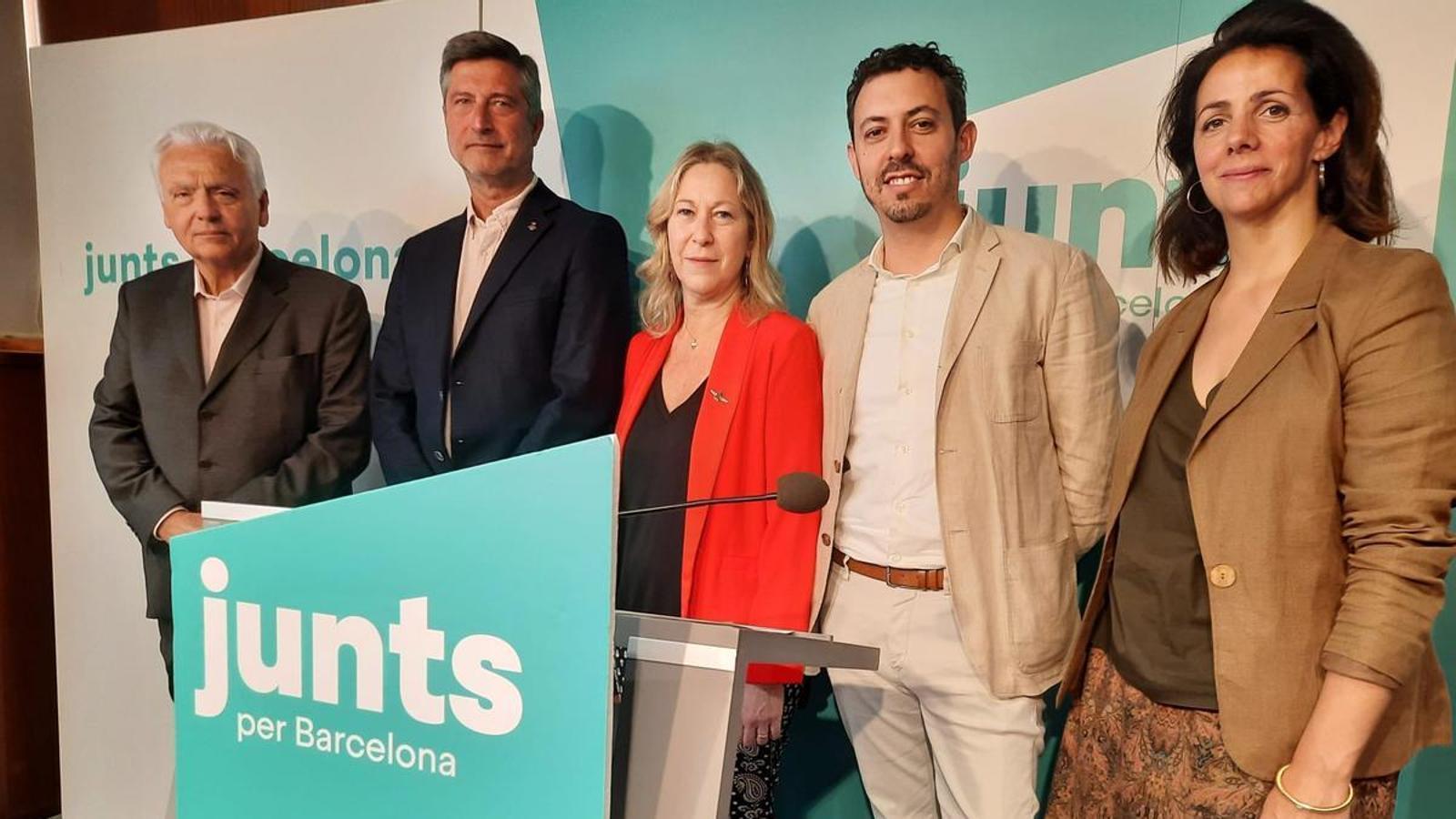 El grupo municipal de JxCat a Barcelonas
