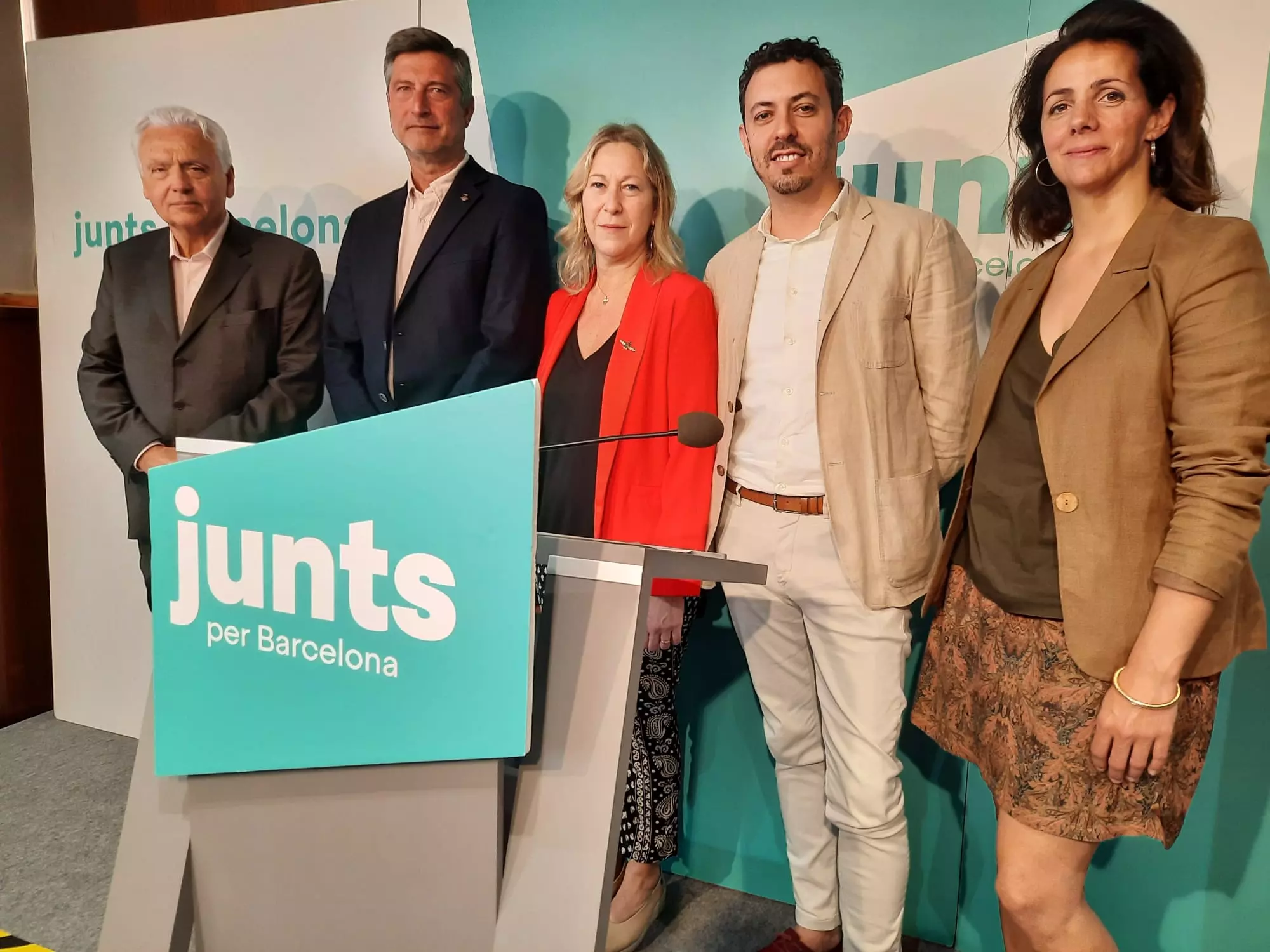 El grupo municipal de JxCat a Barcelonas