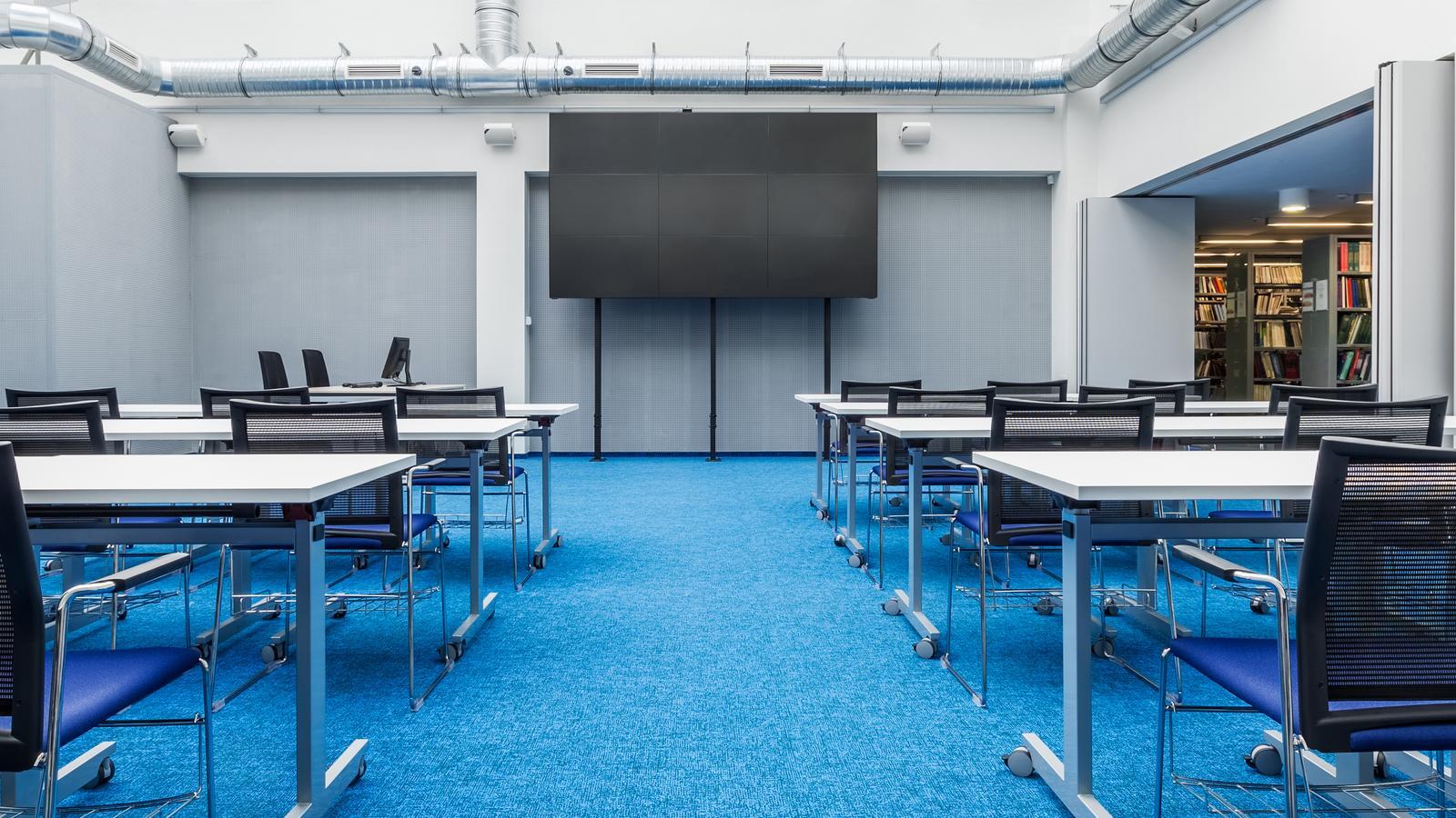 A university classroom