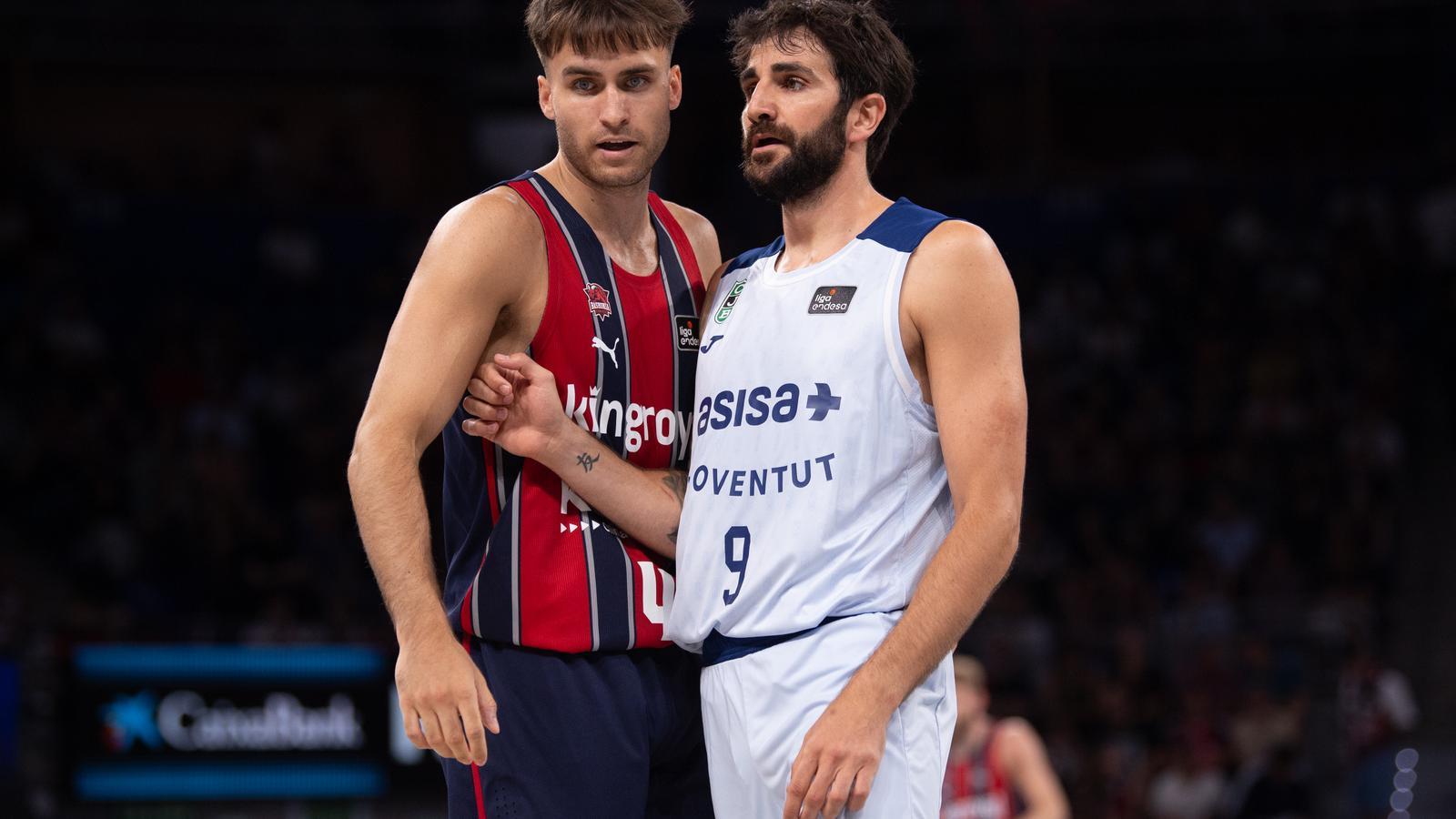 Rafa Villar and Ricky Rubio.