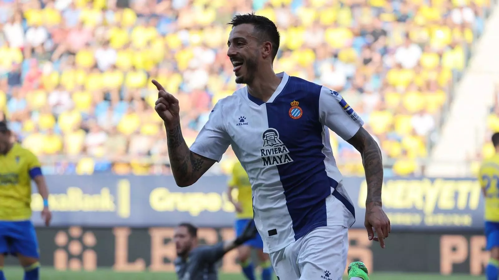 Joselu acumula sis gols en les primeres vuit jornades de Lliga amb l'Espanyol
