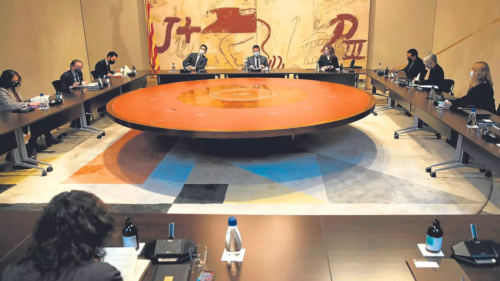 Imatge d'una reunió recent del consell executiu