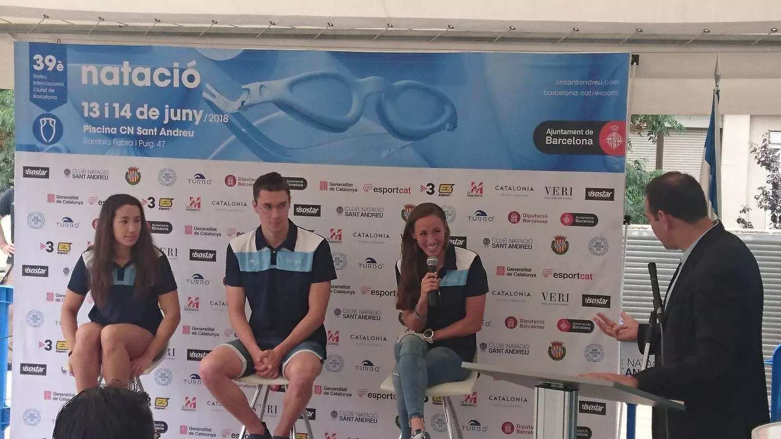 Jessica Vall, a la presentació del Trofeu Internacional Ciutat de Barcelona