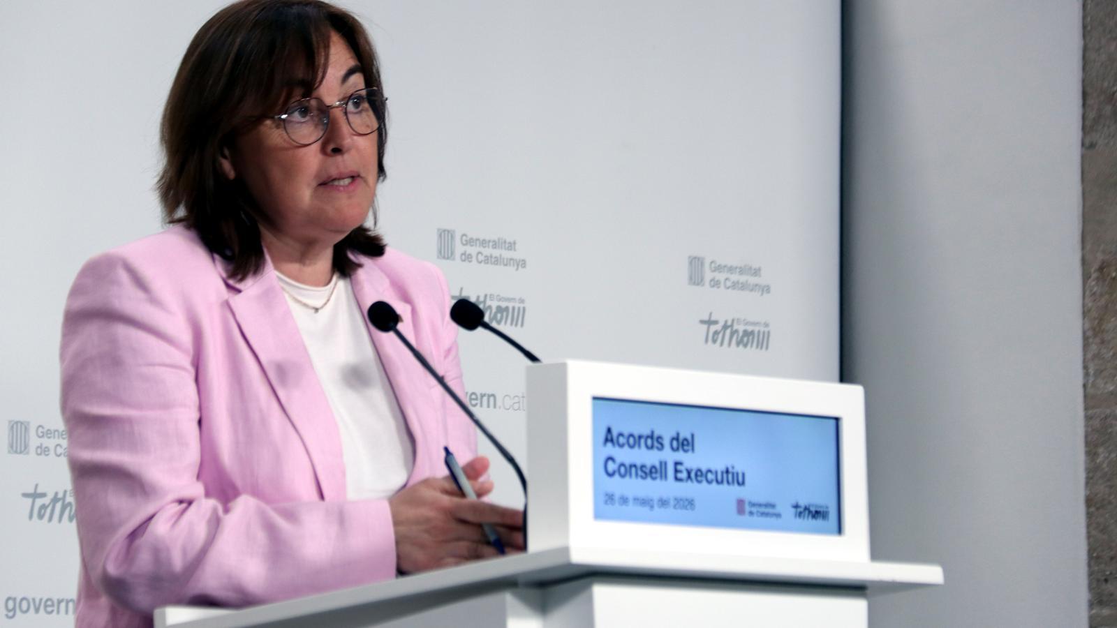 La portavoz del Gobierno, en rueda de prensa este martes