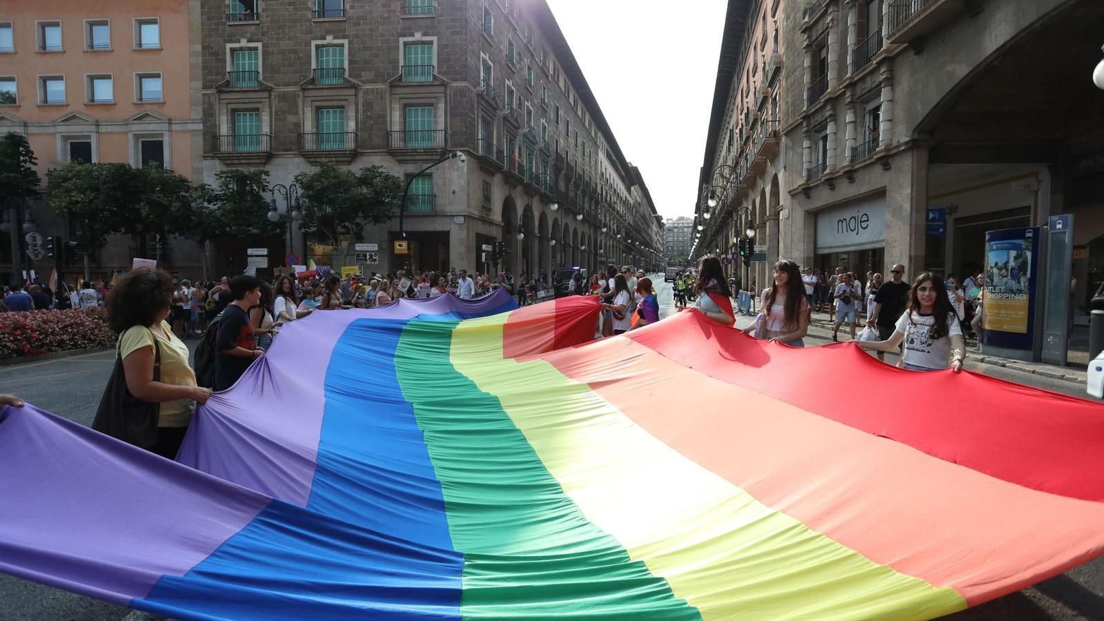 Manifestación por el Orgullo en Palma