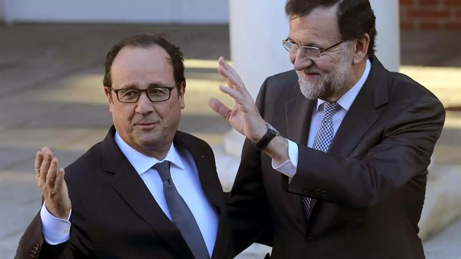 Rajoy s'ha reunit aquest dimecres amb Juncker, Hollande i Passos Coelho a la Moncloa. EFE