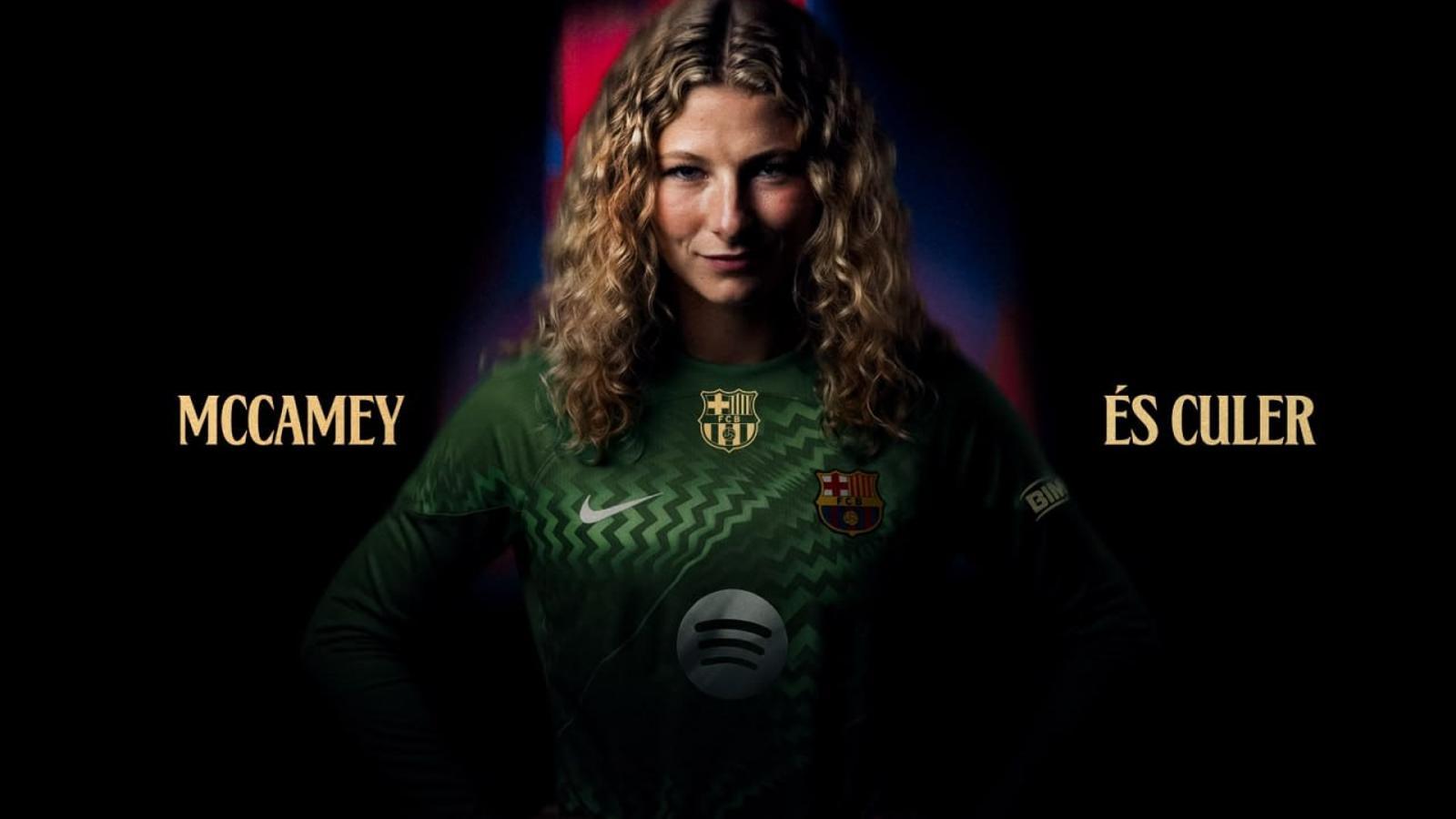 Tyler McCamey, new Barça player