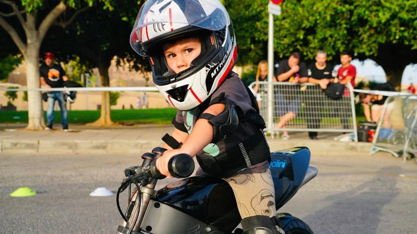 A child at the start of the 2024 Night Tour.