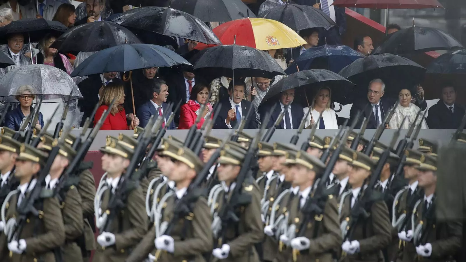 La tribuna d'autoritats del 12 d'octubre / EFE
