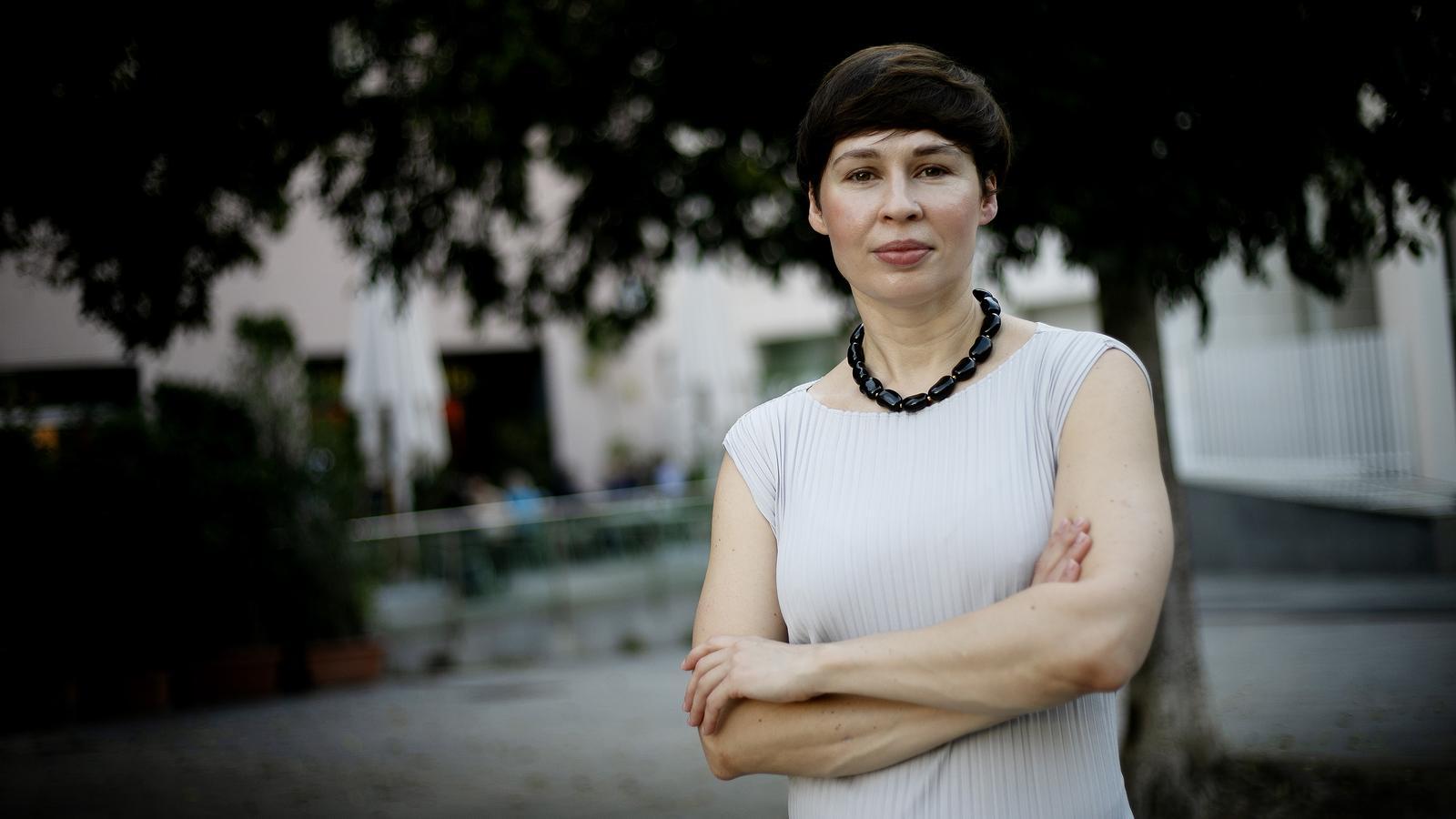 La escritora ucraniana Sofia Andrujòvich.