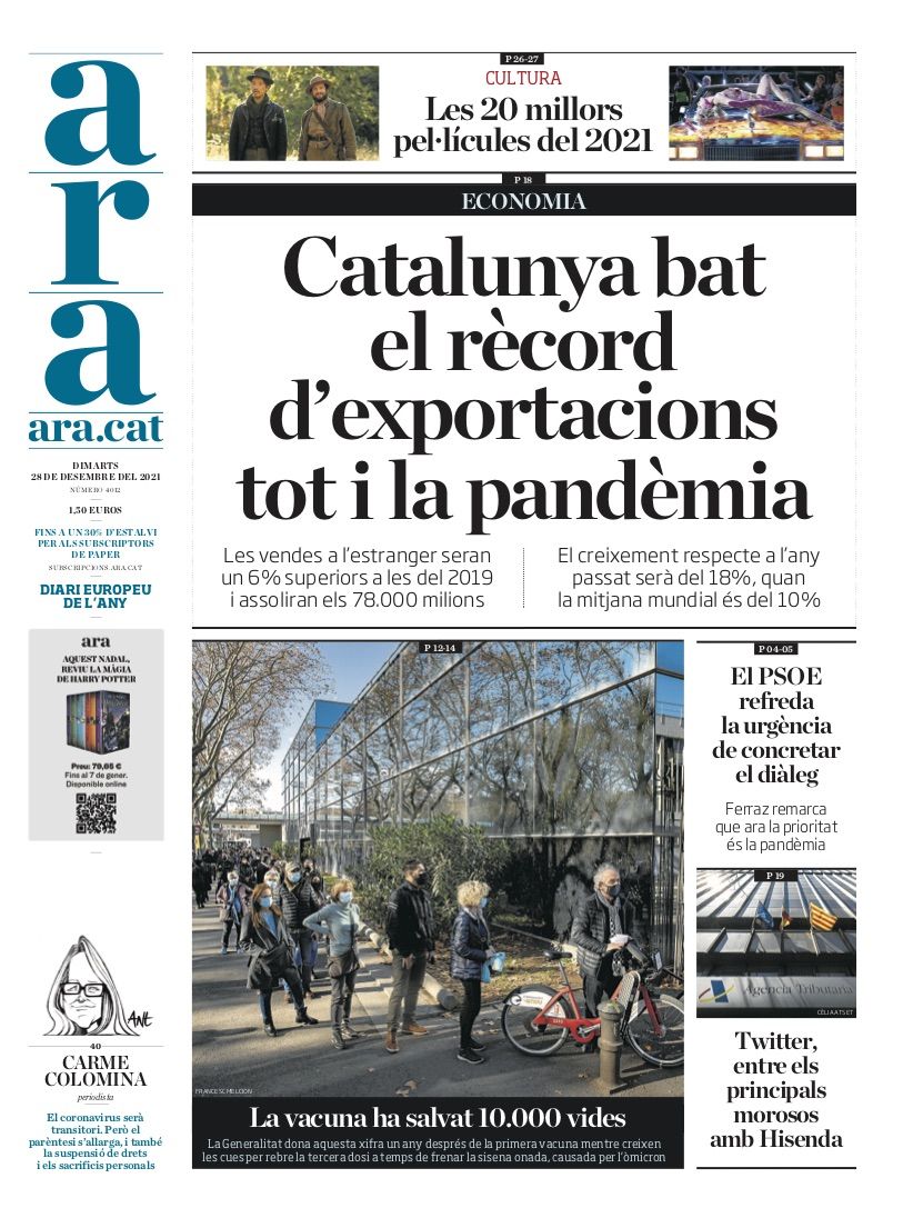 portada ara 28/12/21