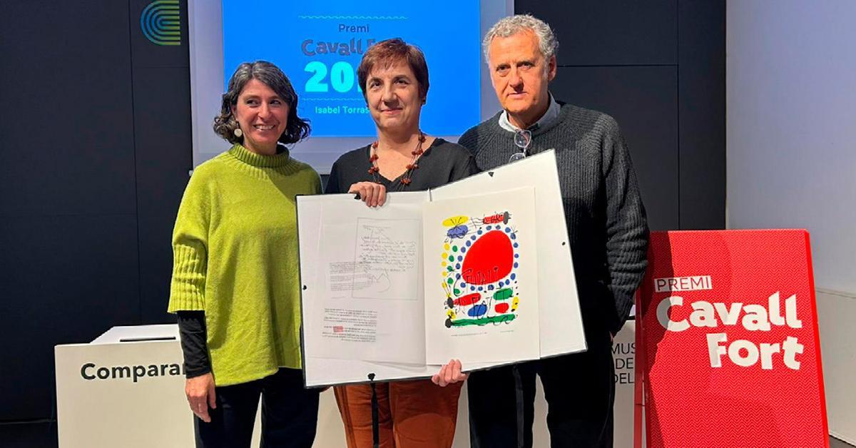 La docent i psicòloga Isabel Torras guanya el Premi Cavall Fort 2025