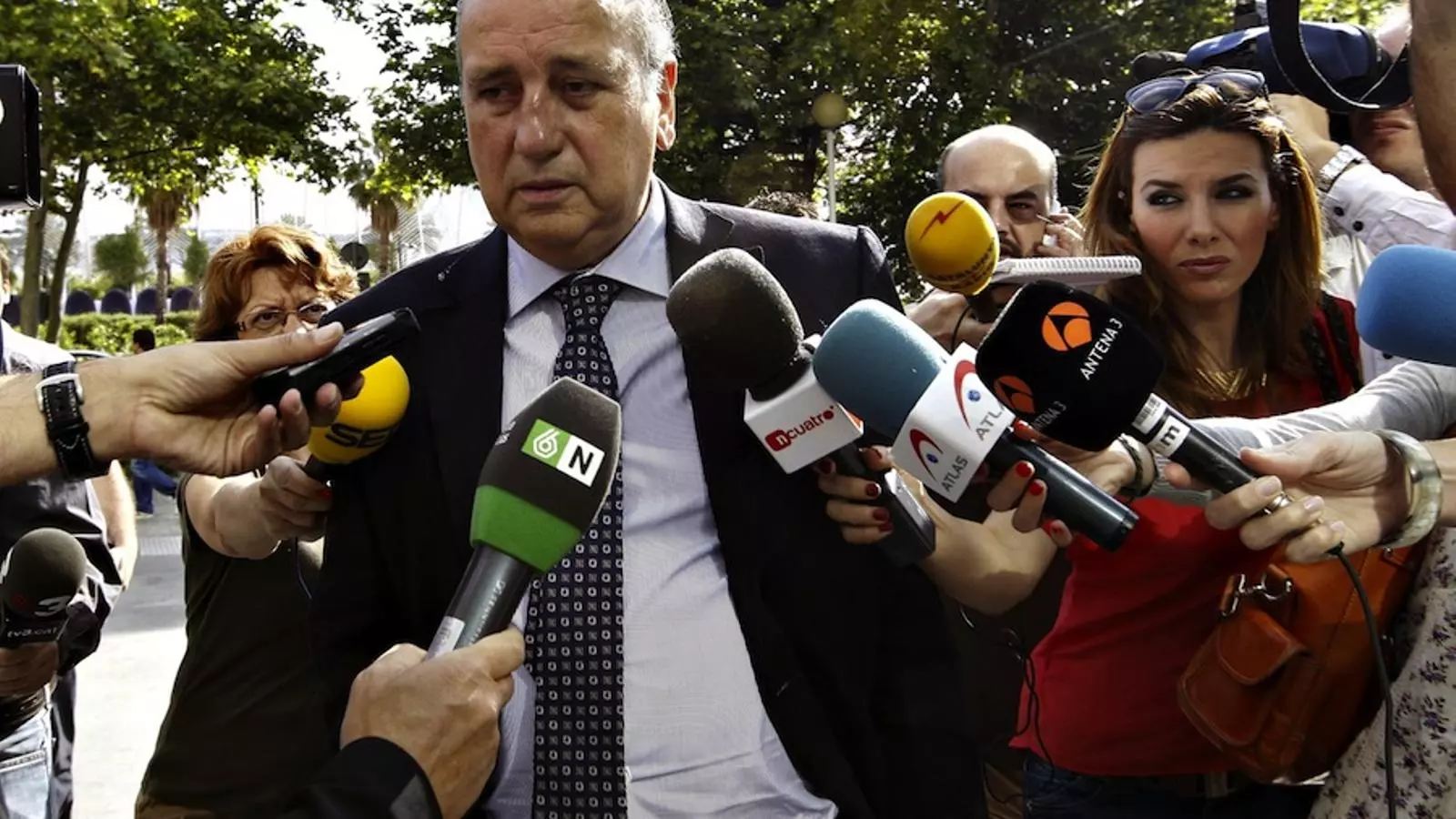 Fernando Roig a la Ciutat de la Justícia de València