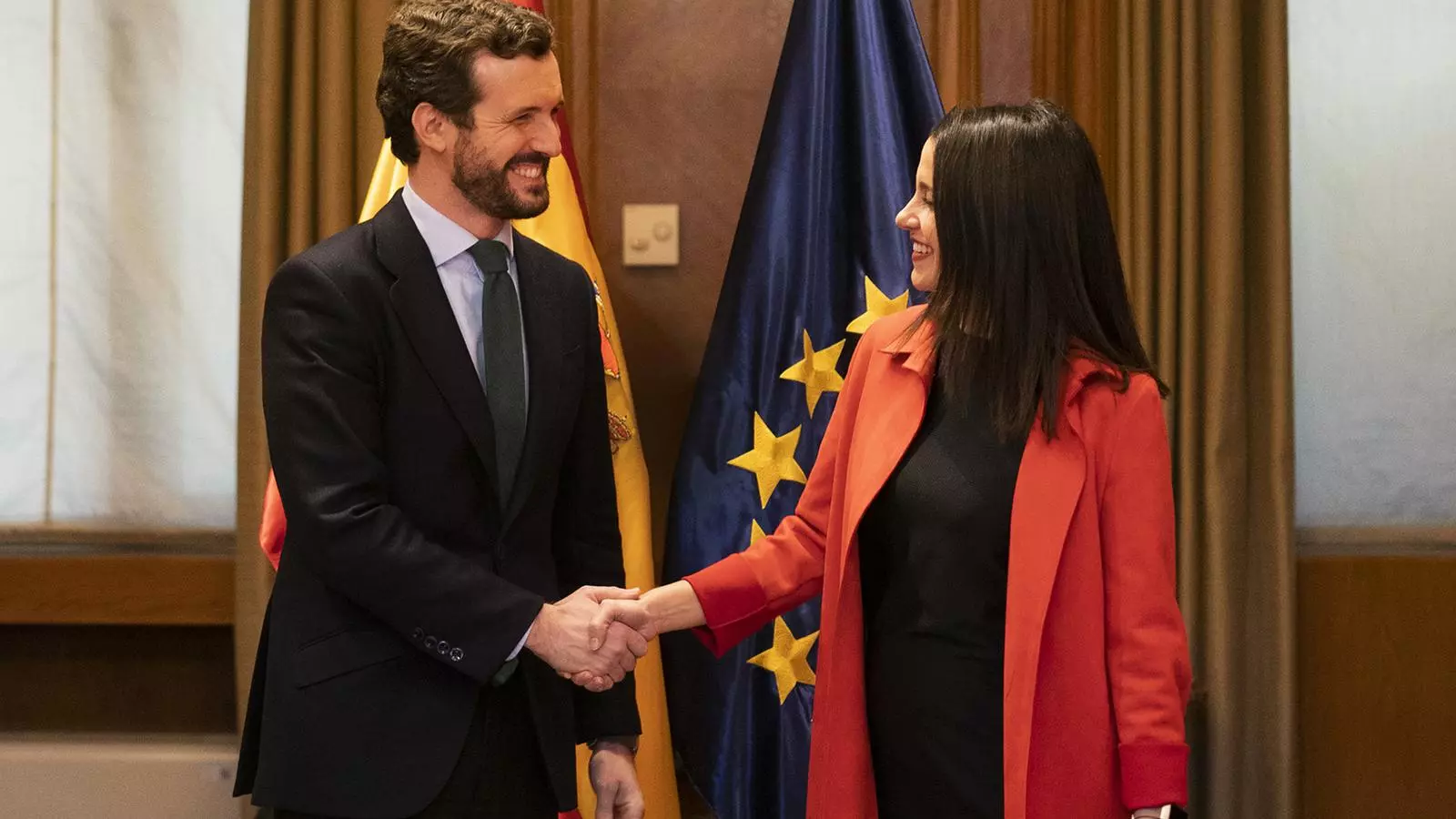 Pablo Casado i Inés Arrimadas en una imatge d'arxiu.