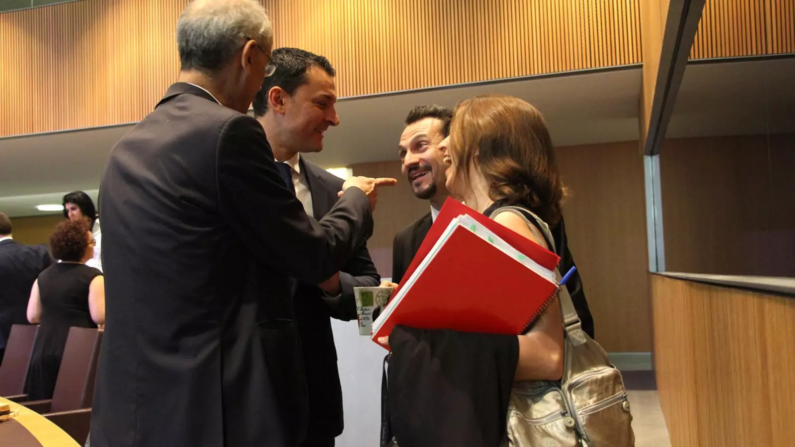 Toni Martí felicita liberals i socialdemòcrates per l'acord assolit. / M. T. (ANA)