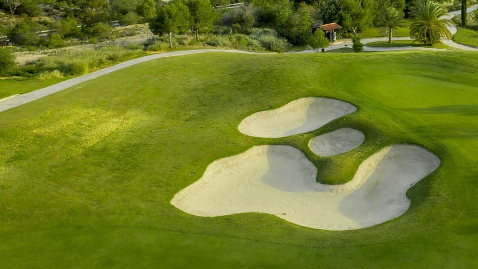 Un camp de golf de les Illes Balears.
