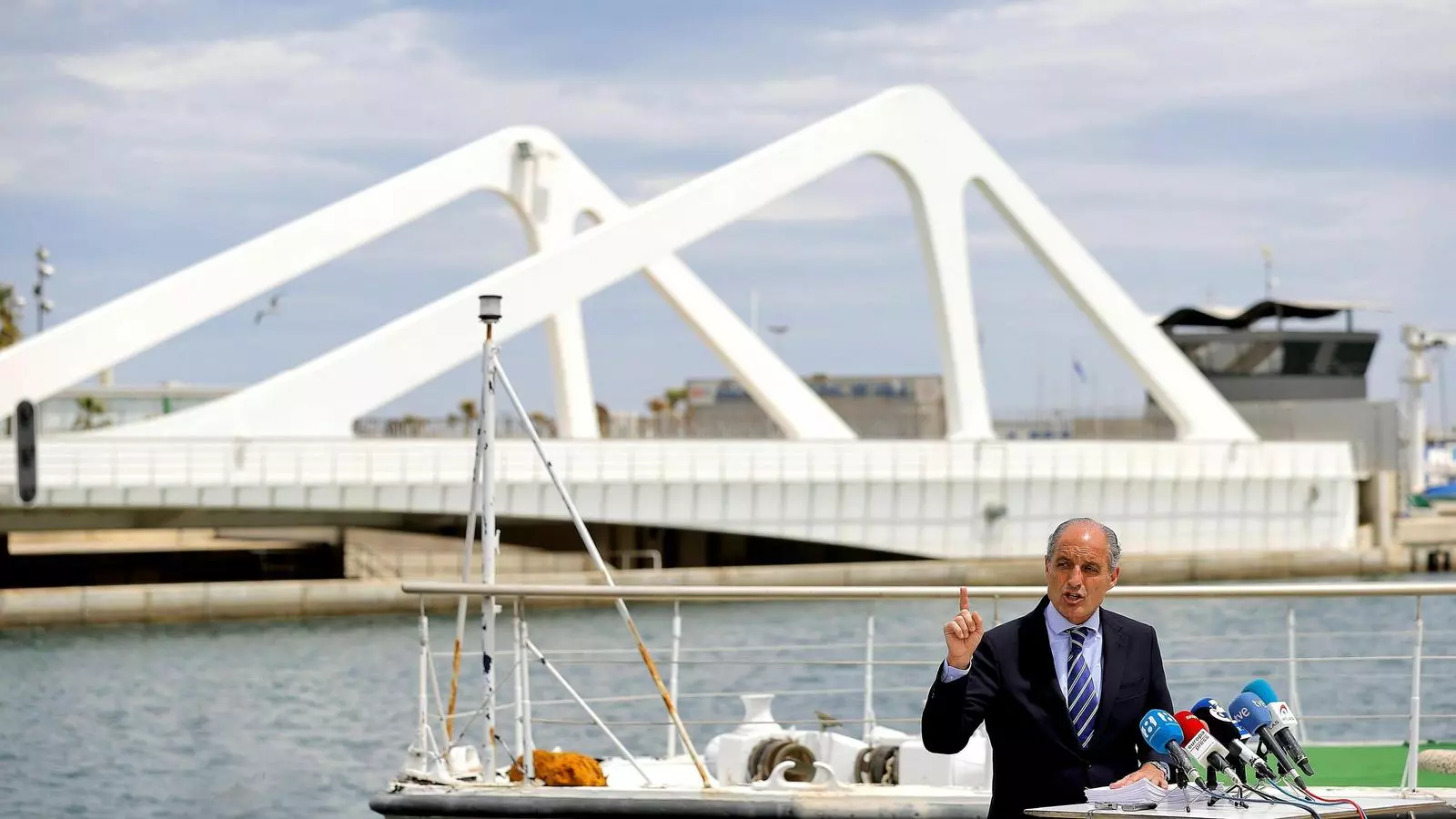 Francisco Camps després de conèixer el seu processament judicial per la construcció del circuit de Fórmula 1 de València
