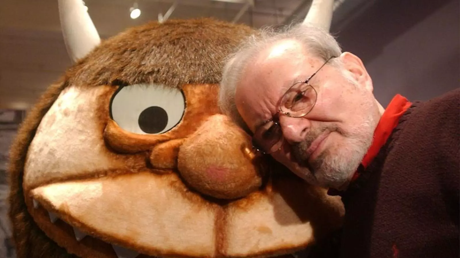Maurice Sendak amb un dels seus monstres