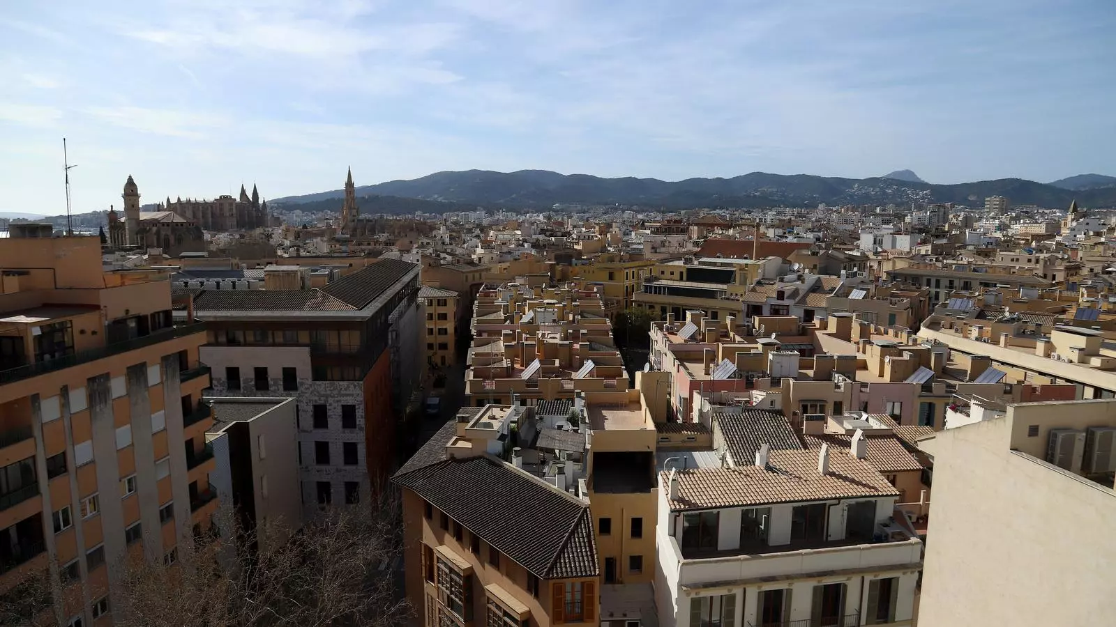 Habitatges del centre de Palma.