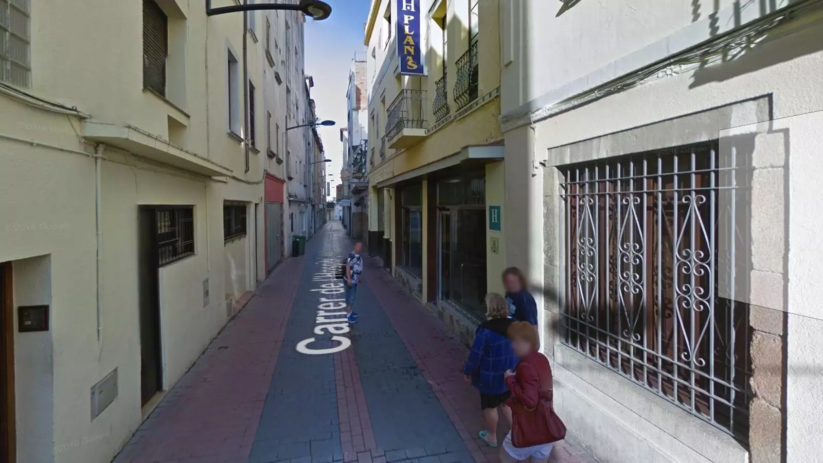 L'hostal on es van produir els fets està al centre de Lloret
