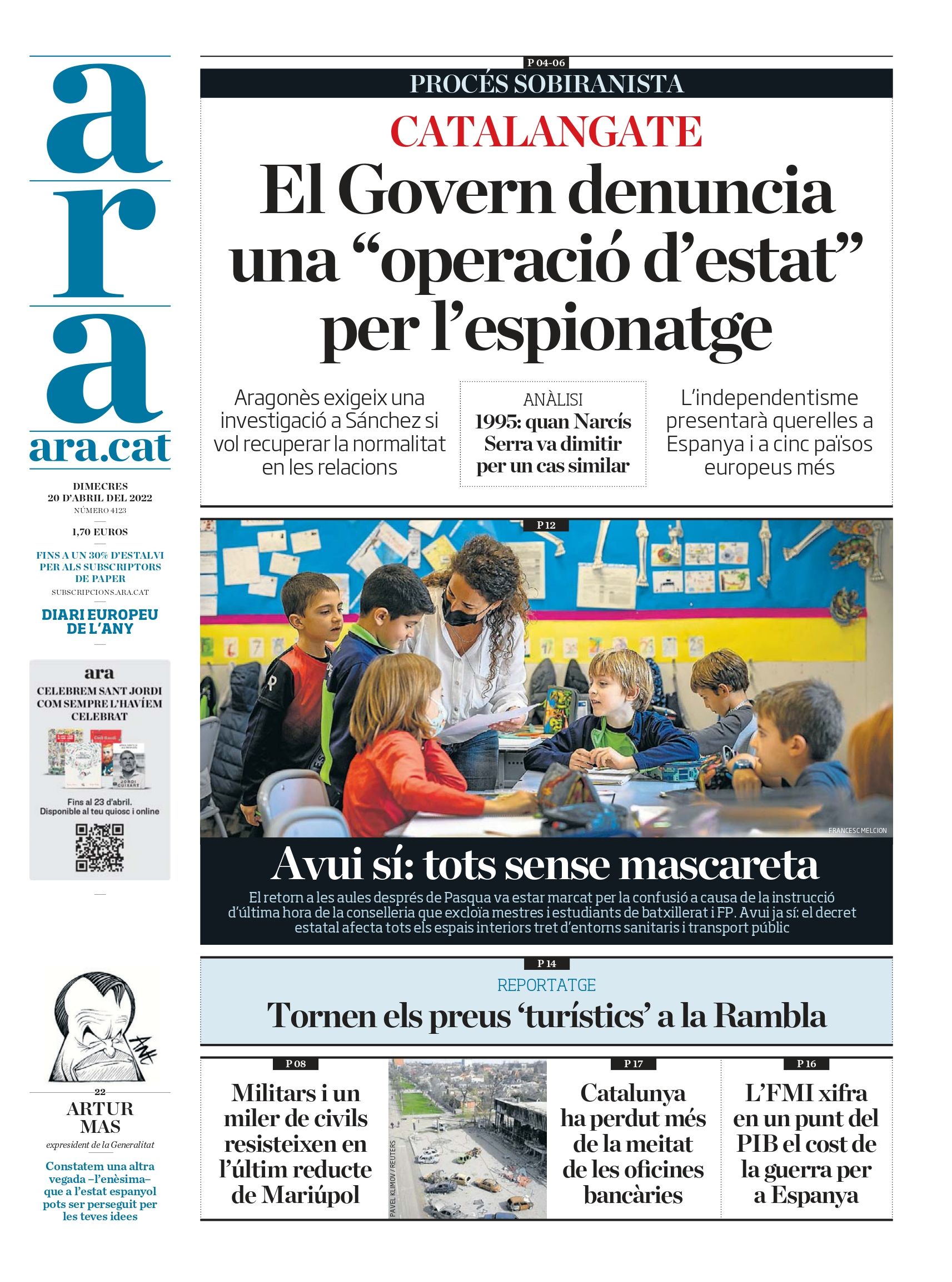 Portada diari 20/04