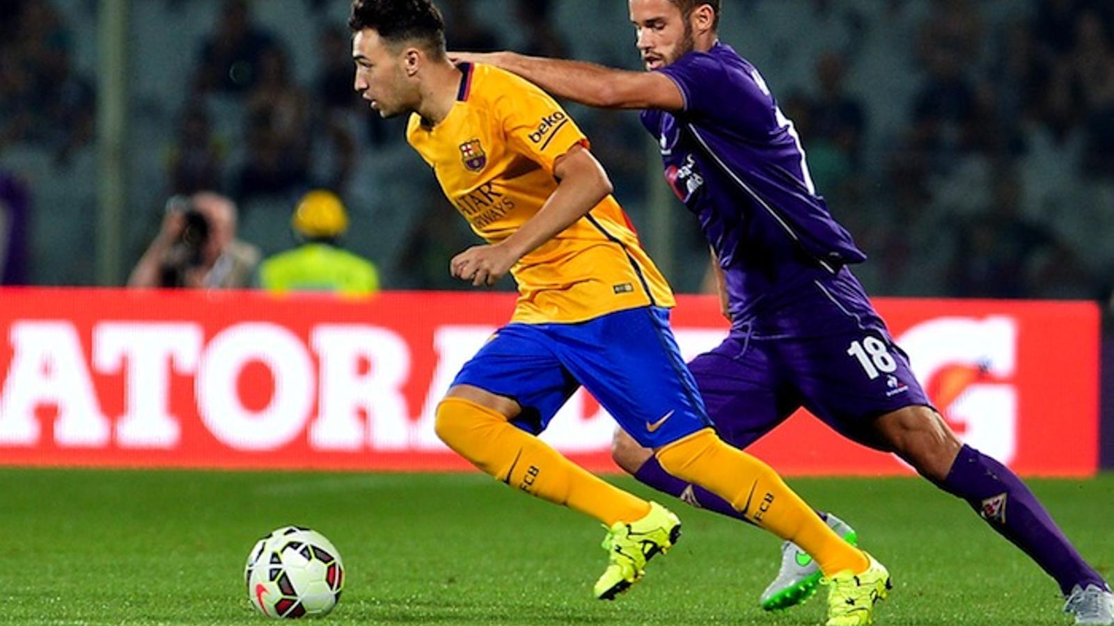 El Fiorentina-Barça va ser l'emissió més vista d'aquest diumenge / AFP