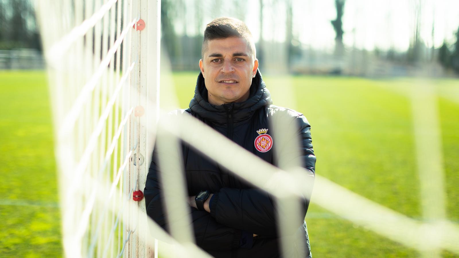 Àxel Vizuete, entrenador del Girona B