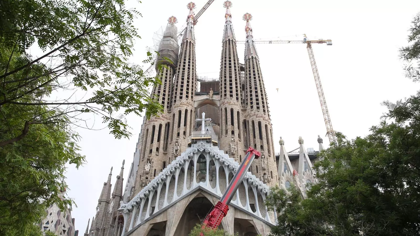 El pòrtic de la Sagrada Família, en una imatge d'arxiu