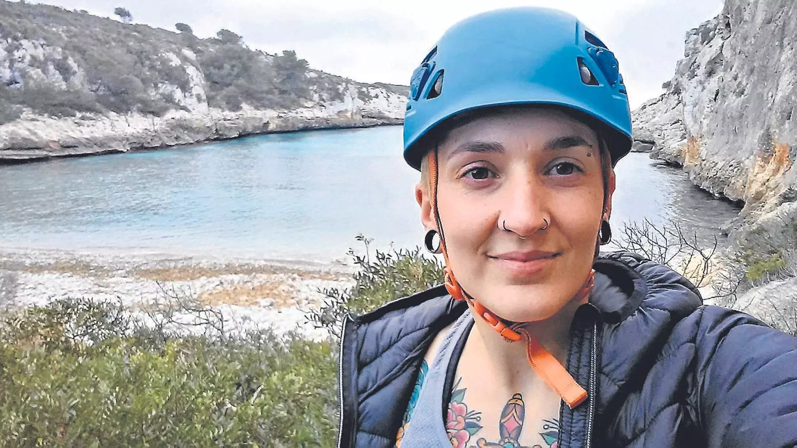 L'escaladora Maria Francisca Riera Mas, en una imatge d'arxiu