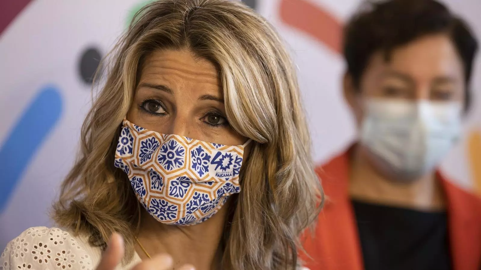 La vicepresidenta segona del govern espanyol, Yolanda Díaz, en la seva visita a Xile amb motiu de la investidura de Gabriel Boric