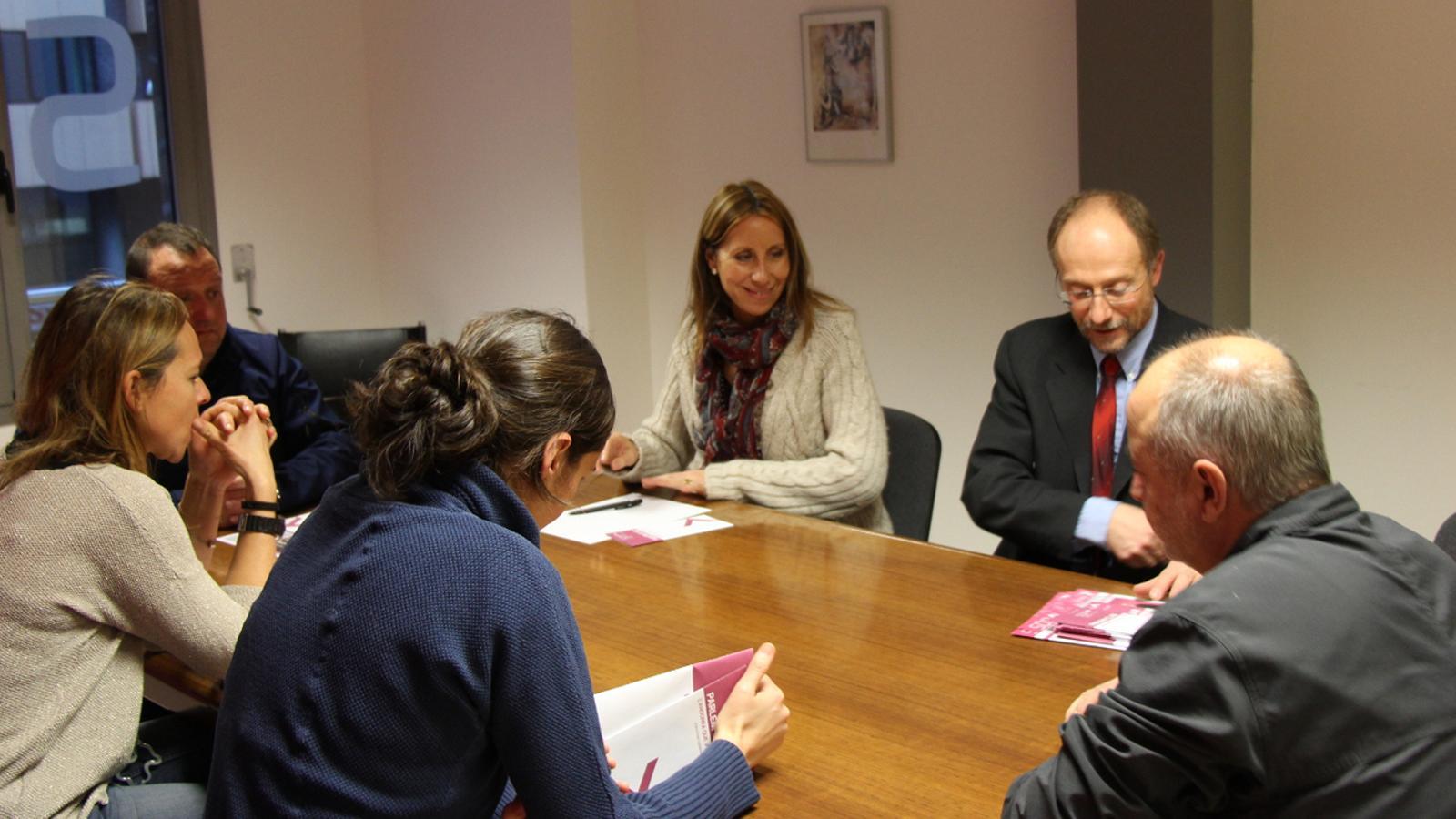 SDP s'ha reunit amb la junta de representants del SAAS / M.M.