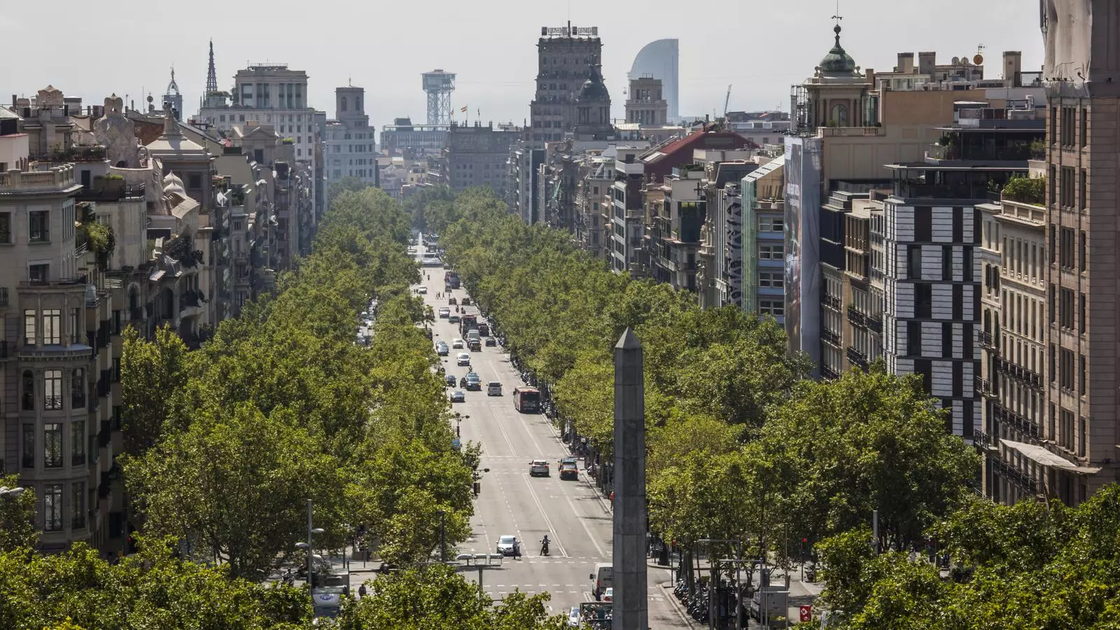 Vista general de Passeig de Gràcia