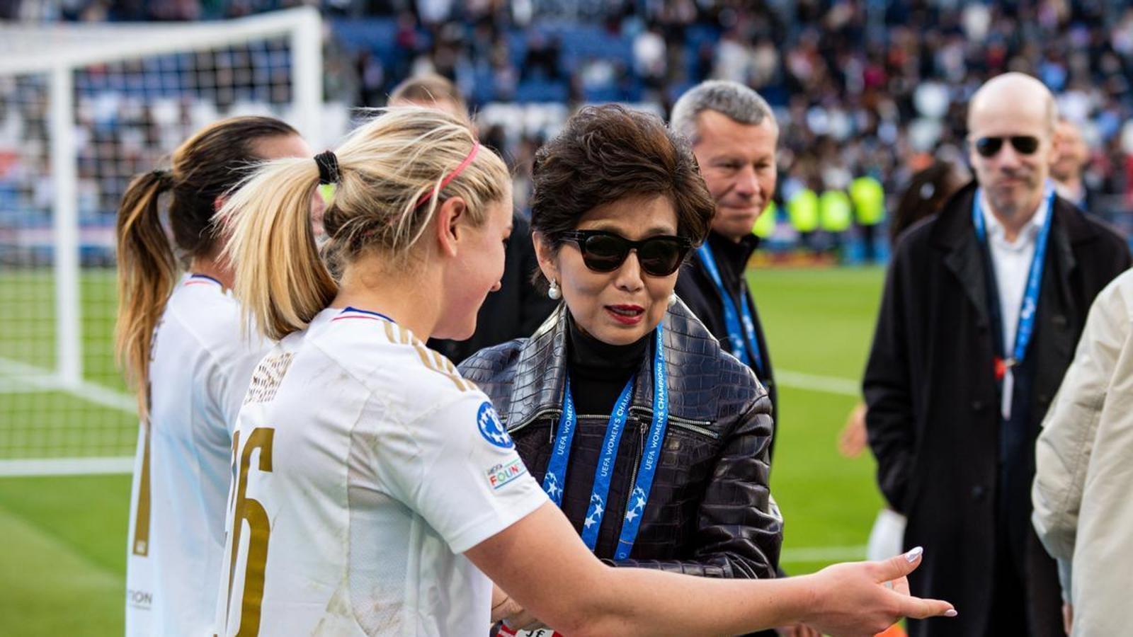 Michele Kang, after the UEFA Women's Champions League.