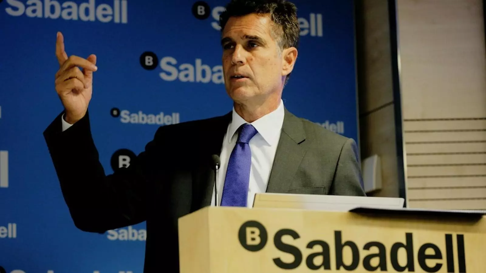 El conseller delegat de Banc Sabadell, Jaume Guardiola/CRISTINA CALDERER