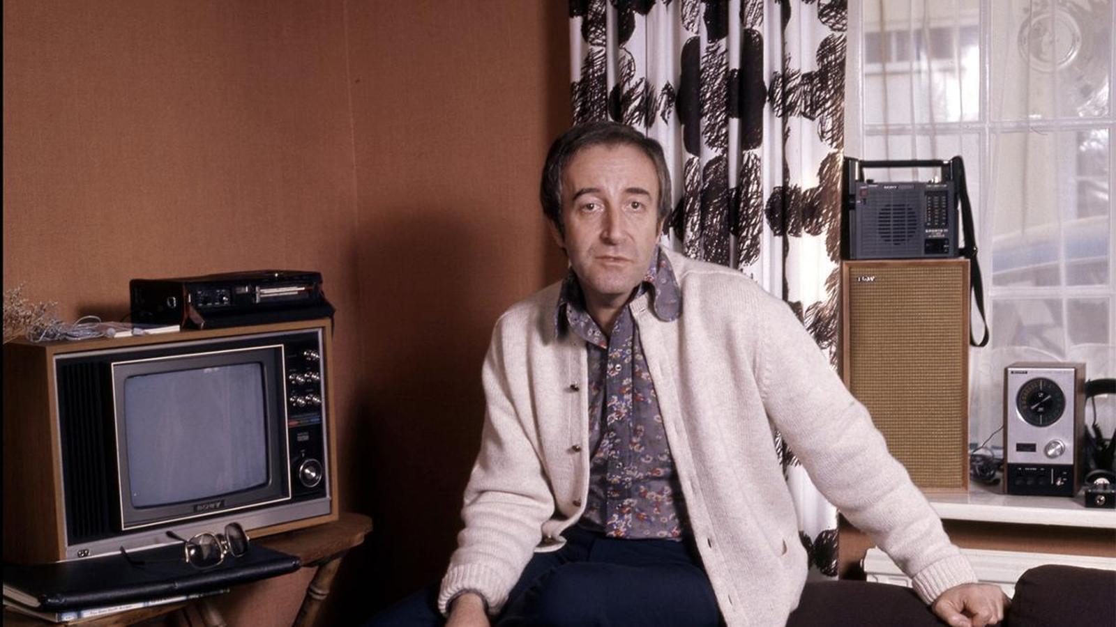 Peter Sellers at his home in 1973.