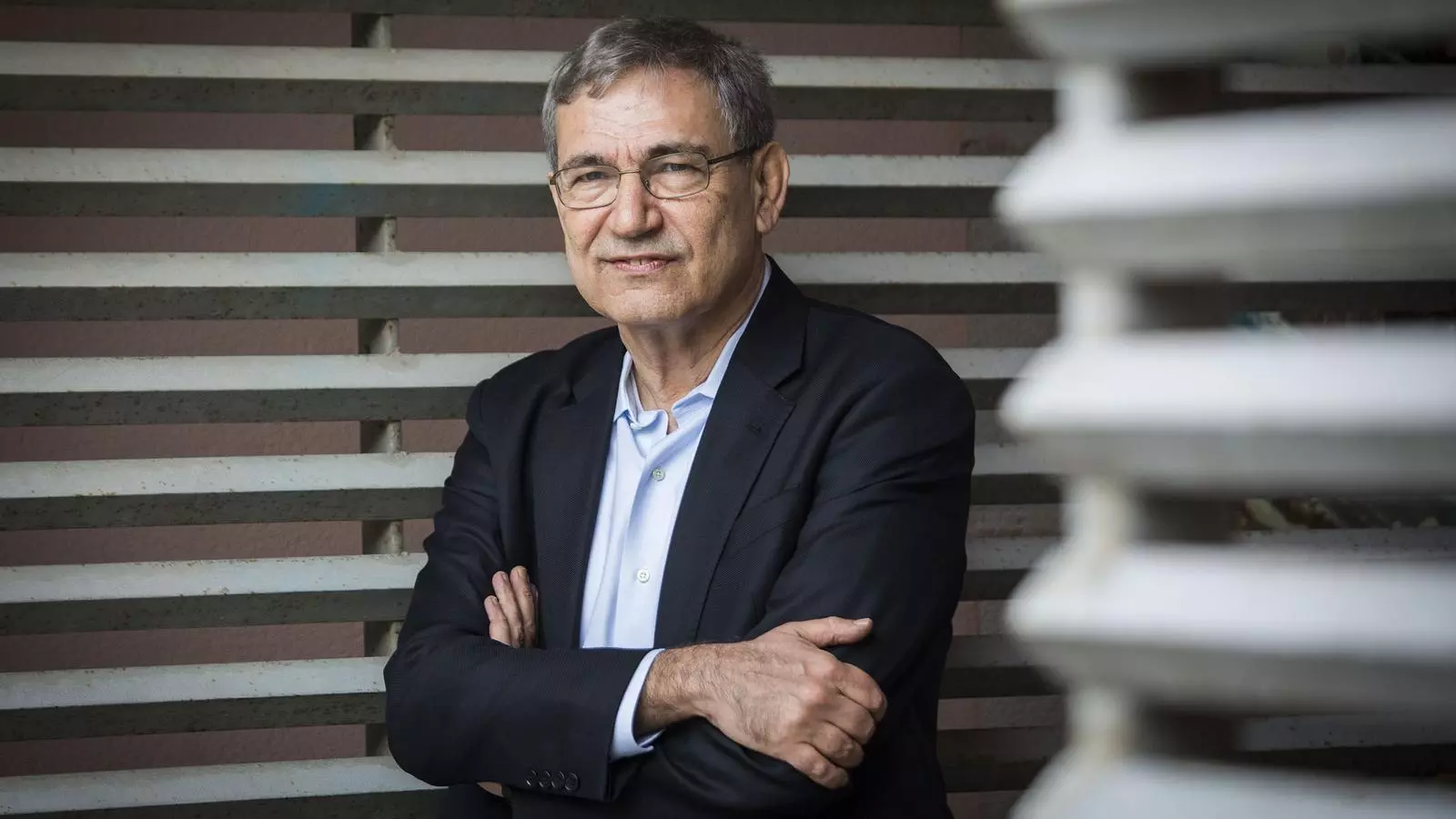 Orhan Pamuk, escriptor turc, fotografiat al CCCB, al 2018
