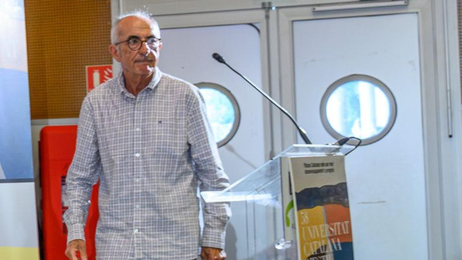 The former Balearic president Cristòfol Soler, this Thursday.
