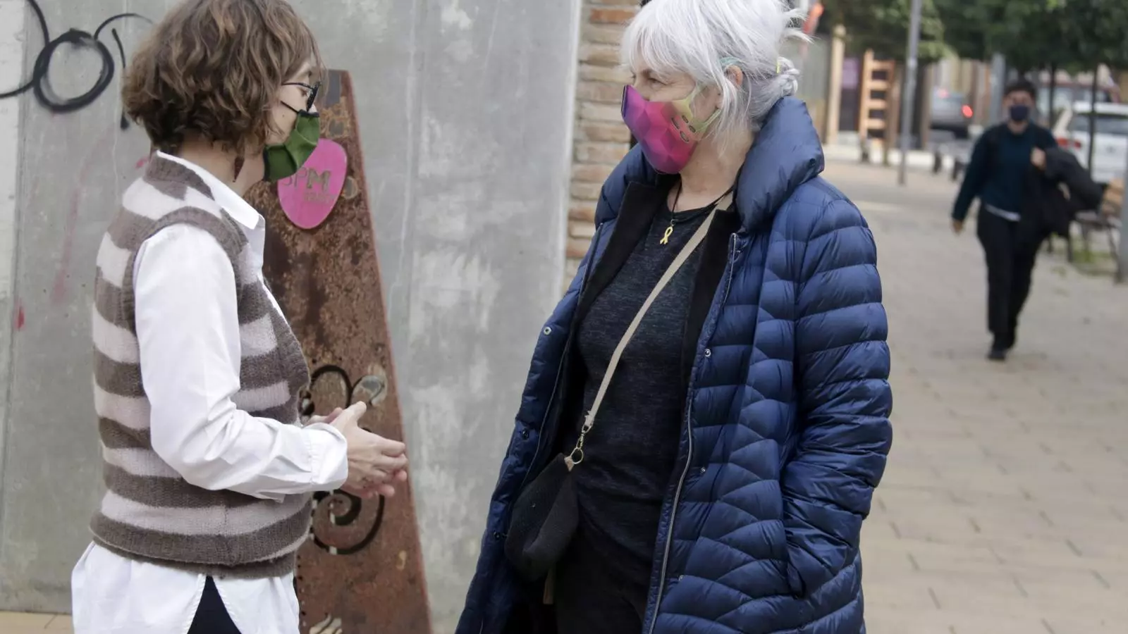 Reguant i Sabater, conversant abans de la reunió de la COP