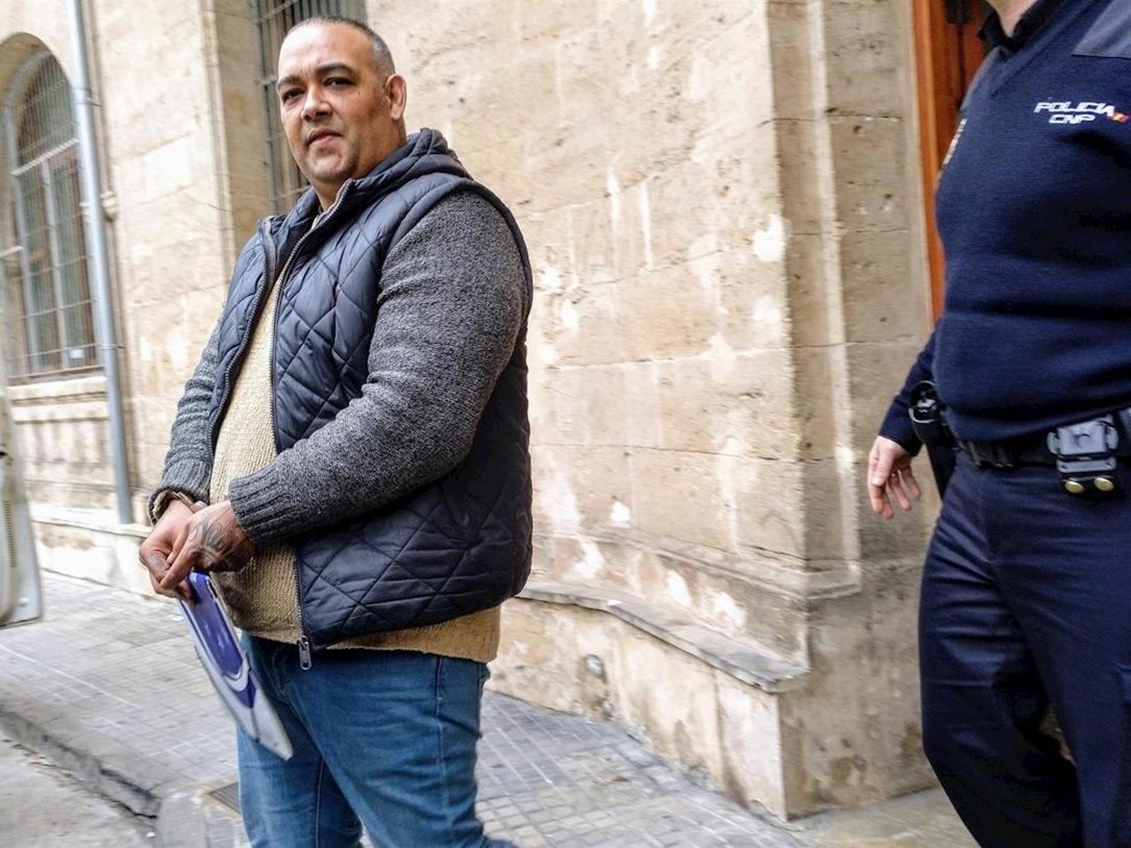 Francisco Tomás Fernández Cortés, el Ico, als jutjats de Palma.
