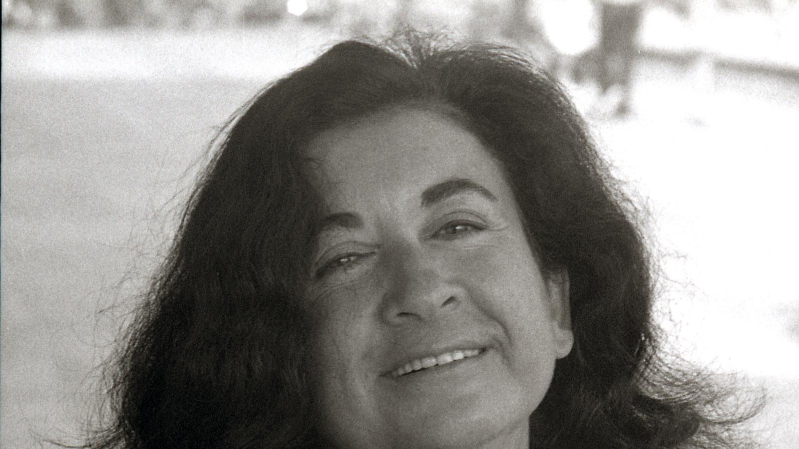 Concha Alós, en un retrato hecho por su amigo Toni Catany, en 1972.