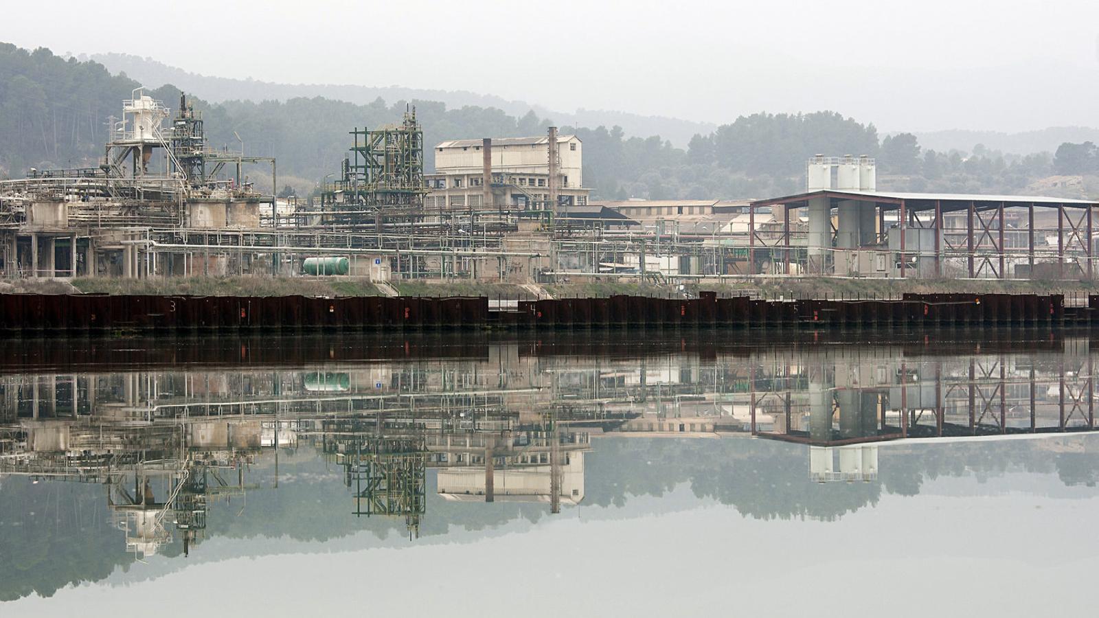 The Ercros factory in Flix, after the closure.