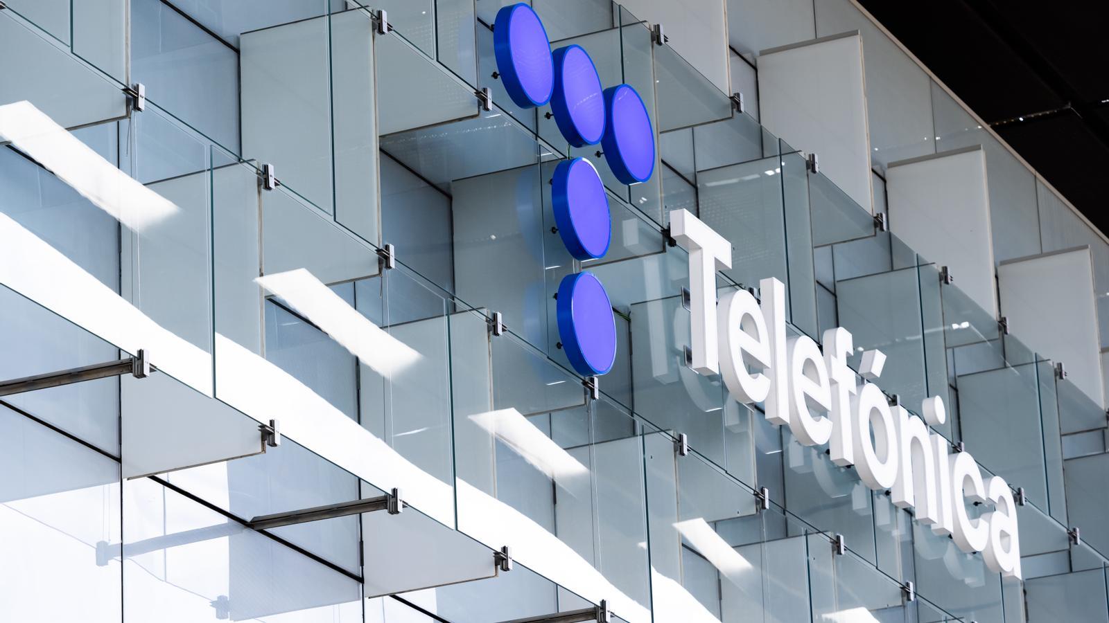 The headquarters of Telefónica in Madrid.