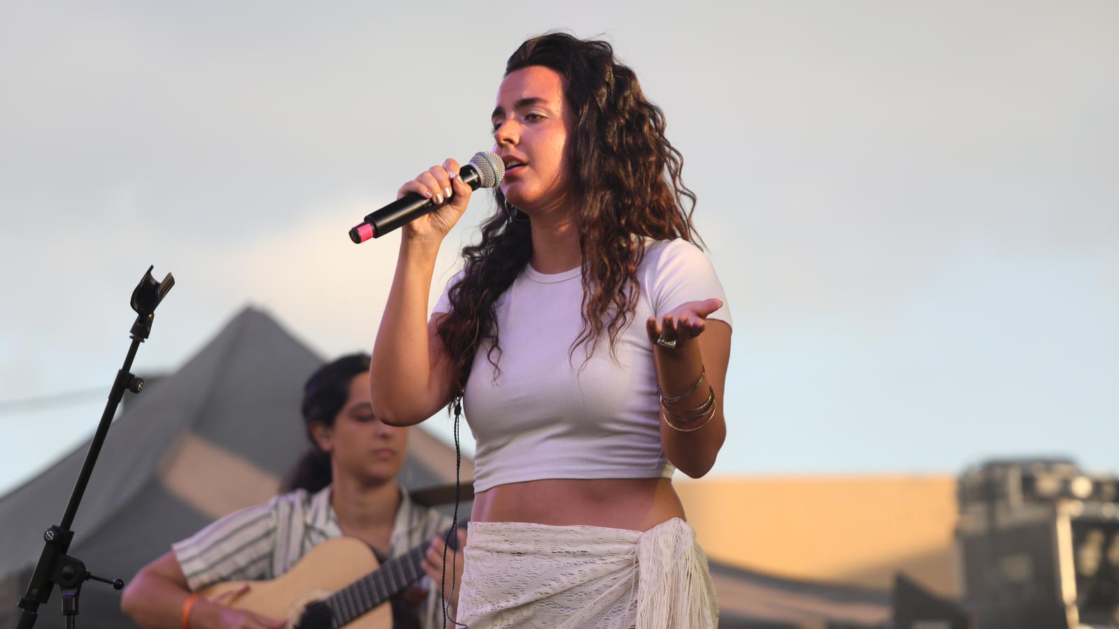 Júlia Colom während ihres Auftritts beim Mobofest.