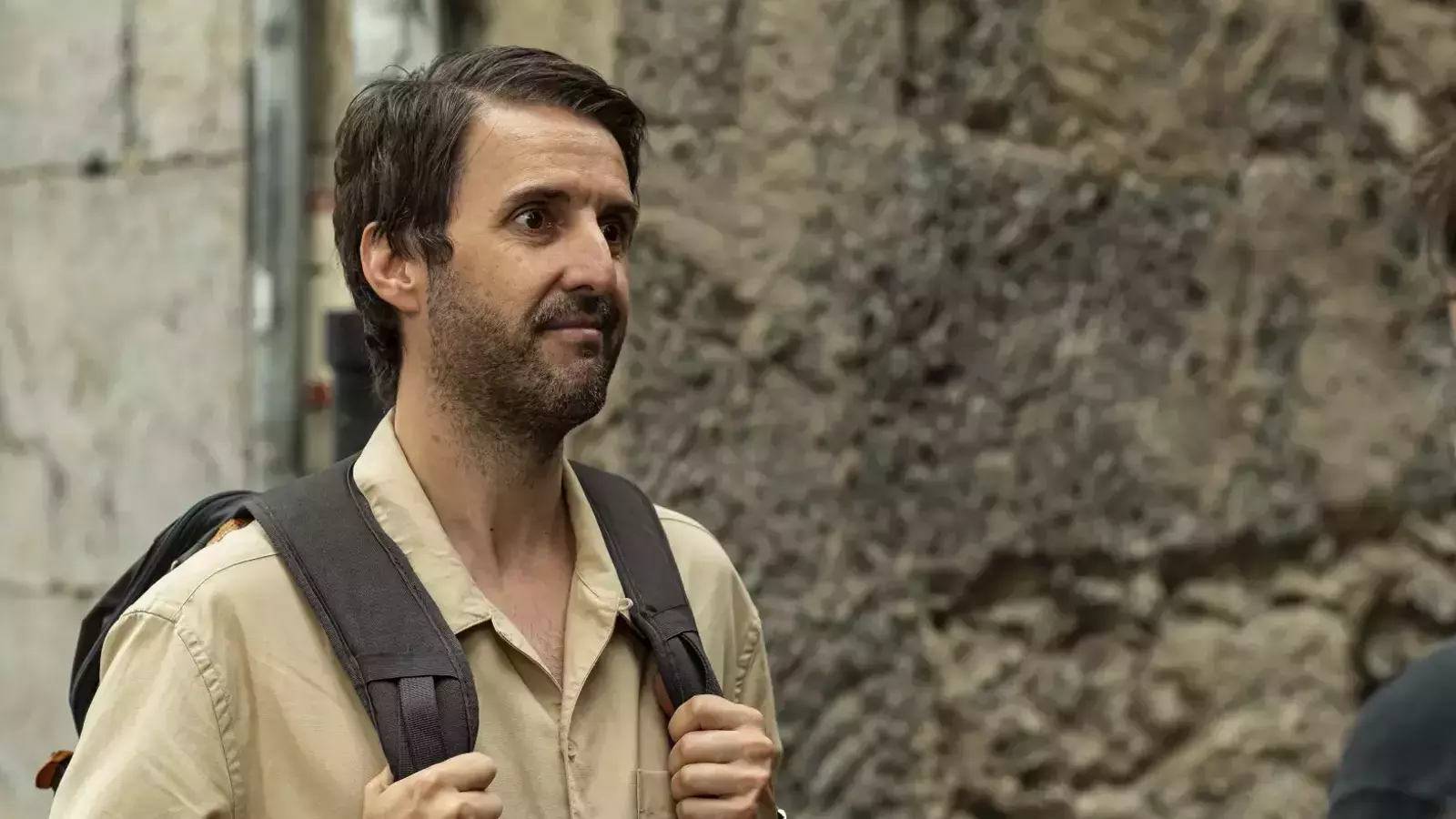 L’actor manxec Julián López en una imatge de la comèdia Descarrilados.