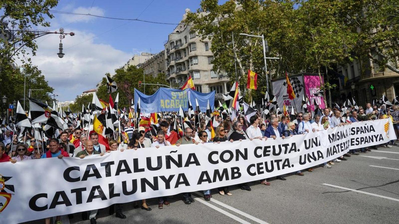 The Spanish nationalist demonstration of October 12th.